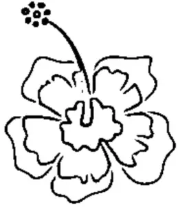 desenho de flores para colorir 15