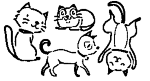 desenho de gato para colorir 14