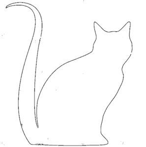 desenho de gato para colorir 19
