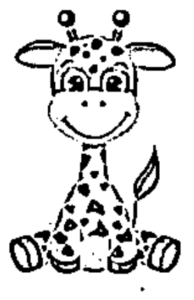 desenho de girafa para colorir 8