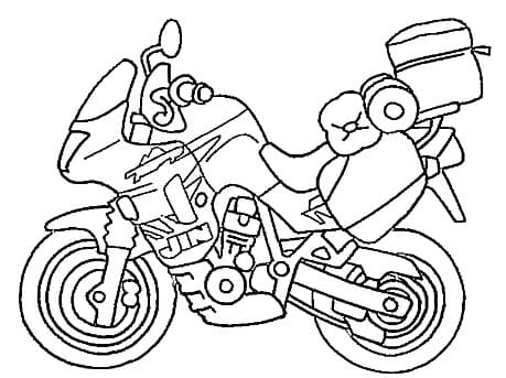 desenho de moto para colorir 10