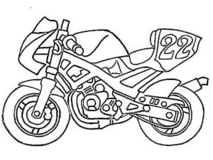 desenho de moto para colorir 12