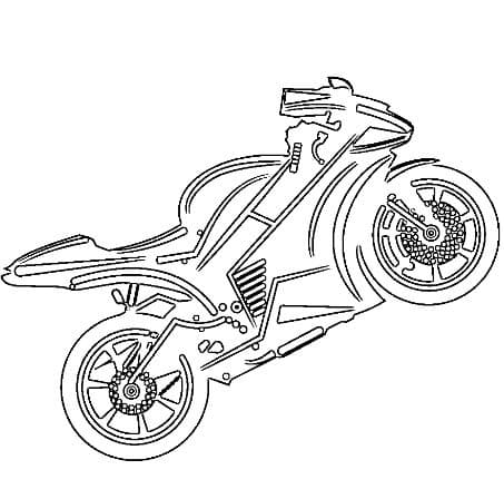 desenho de moto para colorir 15
