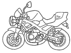 desenho de moto para colorir 4