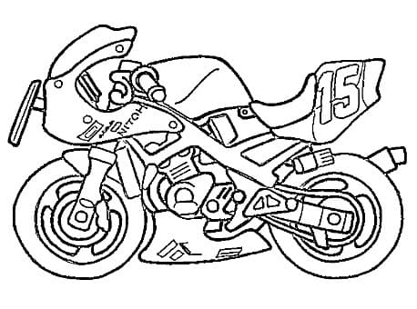 desenho de moto para colorir 6