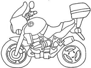 desenho de moto para colorir 7