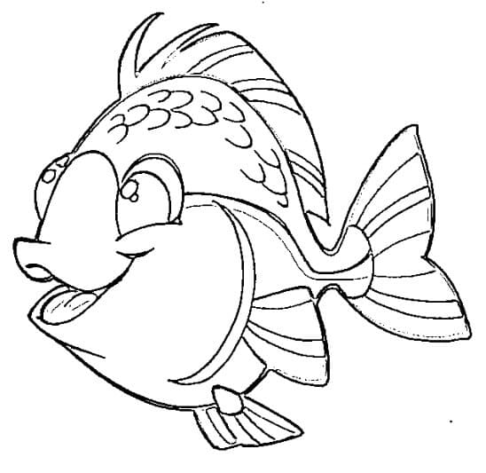 desenho de peixe para colorir 13