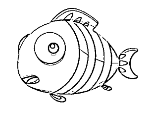desenho de peixe para colorir 4