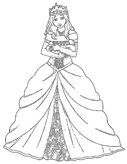 desenho de princesas para colorir 2
