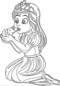 desenho de princesas para colorir 8