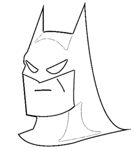 desenho do batman para colorir 1