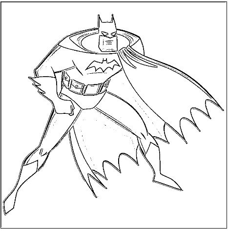 desenho do batman para colorir 13