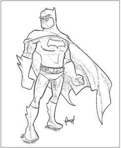 desenho do batman para colorir 14
