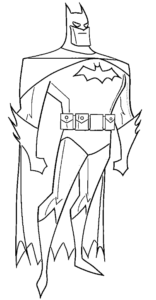 desenho do batman para colorir 2