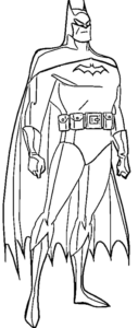 desenho do batman para colorir 3