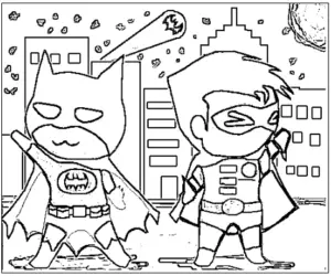 desenho do batman para colorir 9