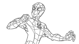 desenho do homem aranha para colorir 11