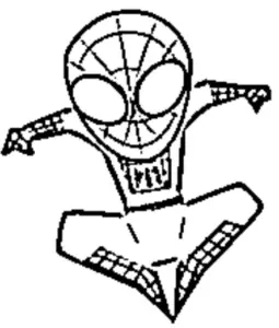 desenho do homem aranha para colorir 14