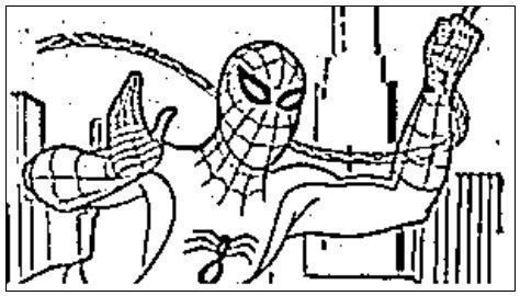 desenho do homem aranha para colorir 2