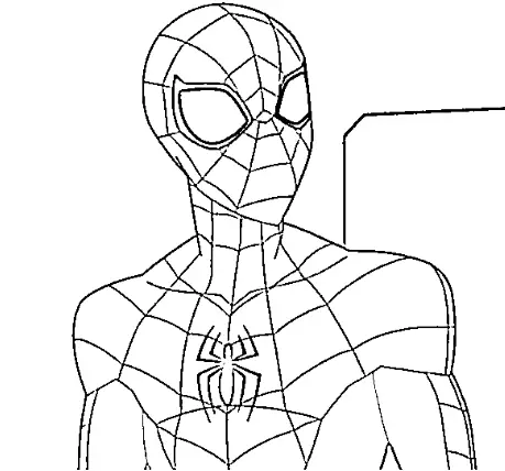 desenho do homem aranha para colorir 4