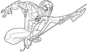 desenho do homem aranha para colorir 8