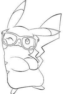 desenho do pikachu para colorir 12