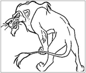 desenho do rei leão para colorir 7