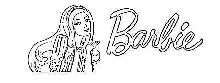 desenhos da barbie para colorir 9