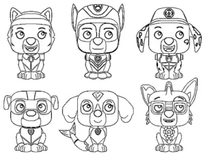 desenhos da patrulha canina para colorir 1